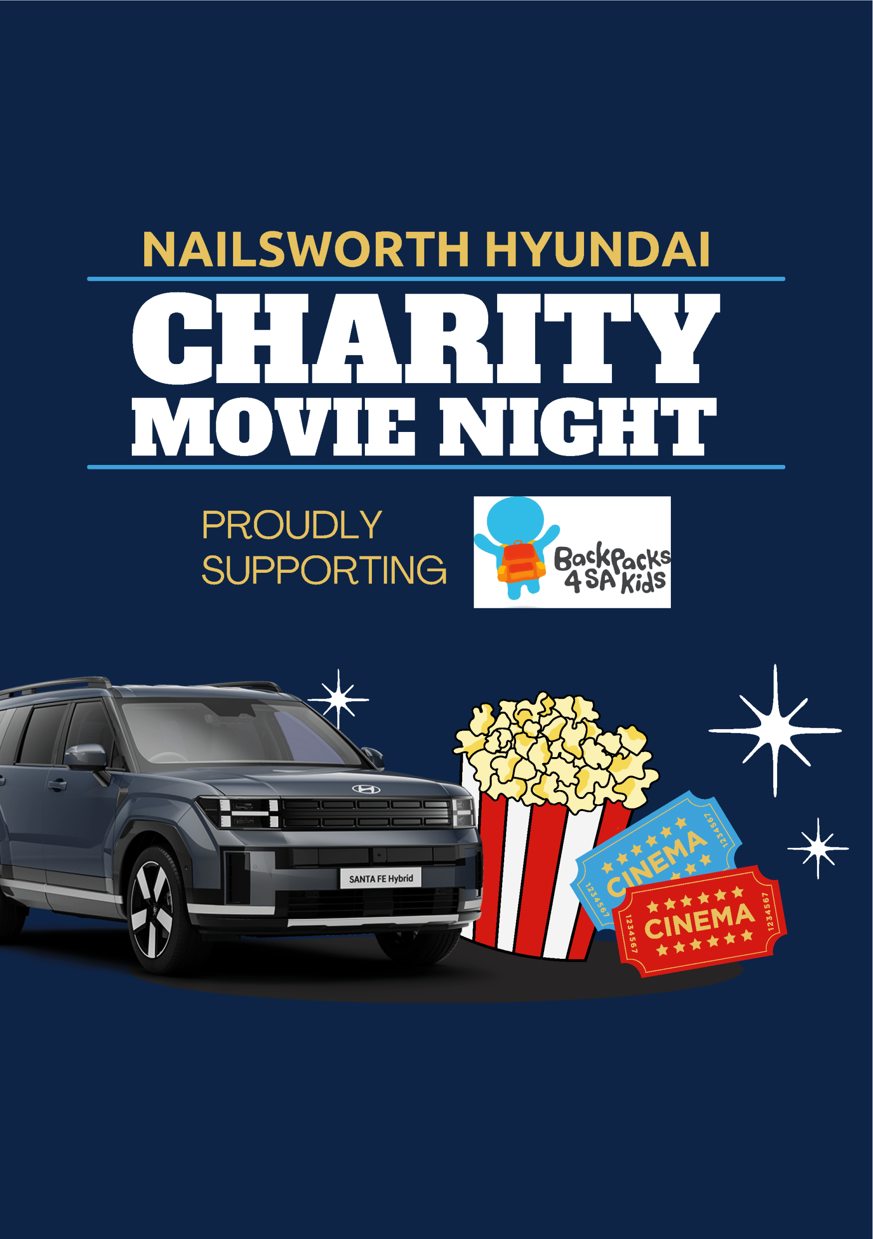 Backpacks for SA Kids – Charity Movie Night